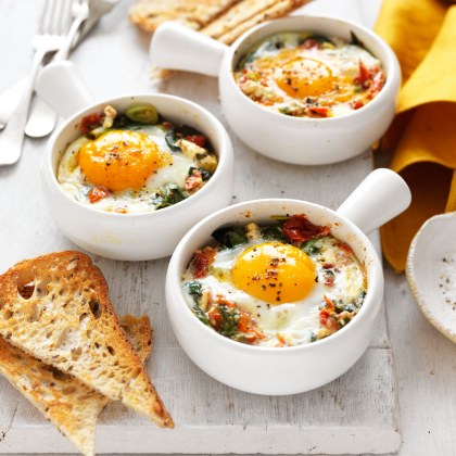 Baked eggs